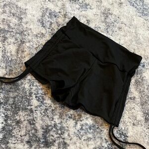 SHEIN rubbed swim shirt ruched side ties women’s size XS